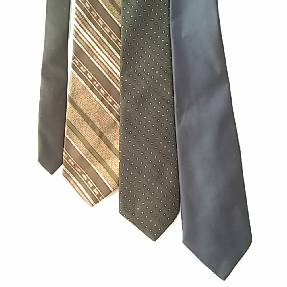 4 tie lot of unbranded neckties (fc103-2)